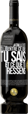 49,95 € Envoi gratuit | Vin rouge Édition Premium MBS® Réserve Votre pire bataille est celle entre ce que tu sais et ce que tu ressens Étiquette Noire. Étiquette personnalisable Réserve 12 Mois Récolte 2014 Tempranillo