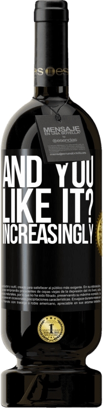 49,95 € 送料無料 | 赤ワイン プレミアム版 MBS® 予約する そして、あなたはそれが好きですか？もっともっと ブラックラベル. カスタマイズ可能なラベル 予約する 12 月 収穫 2016 Tempranillo