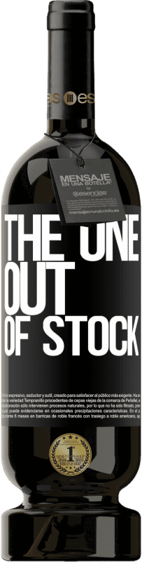49,95 € Envoi gratuit | Vin rouge Édition Premium MBS® Réserve The one out of stock Étiquette Noire. Étiquette personnalisable Réserve 12 Mois Récolte 2015 Tempranillo