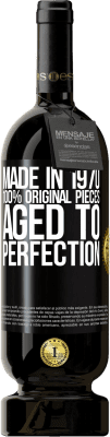 49,95 € 送料無料 | 赤ワイン プレミアム版 MBS® 予約する 1970年製、100％オリジナルピース。Aged to perfection ブラックラベル. カスタマイズ可能なラベル 予約する 12 月 収穫 2014 Tempranillo