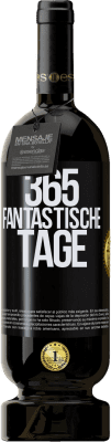 49,95 € Kostenloser Versand | Rotwein Premium Ausgabe MBS® Reserve 365 fantastische Tage Schwarzes Etikett. Anpassbares Etikett Reserve 12 Monate Ernte 2015 Tempranillo