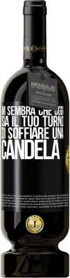 49,95 € Spedizione Gratuita | Vino rosso Edizione Premium MBS® Riserva Mi sembra che oggi sia il tuo turno di soffiare una candela Etichetta Nera. Etichetta personalizzabile Riserva 12 Mesi Raccogliere 2015 Tempranillo