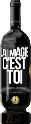 49,95 € Envoi gratuit | Vin rouge Édition Premium MBS® Réserve La magie c'est toi Étiquette Noire. Étiquette personnalisable Réserve 12 Mois Récolte 2016 Tempranillo
