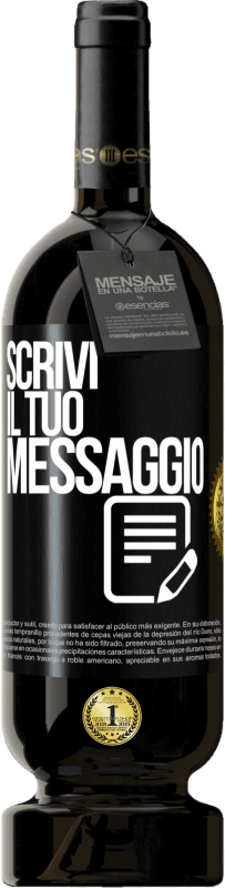39,95 € Spedizione Gratuita | Vino rosso Edizione Premium MBS® Reserva Scrivi il tuo messaggio Etichetta Nera. Etichetta personalizzabile Reserva 12 Mesi Raccogliere 2015 Tempranillo