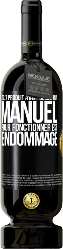 49,95 € Envoi gratuit | Vin rouge Édition Premium MBS® Réserve Tout produit ayant besoin d'un manuel pour fonctionner est endommagé Étiquette Noire. Étiquette personnalisable Réserve 12 Mois Récolte 2014 Tempranillo