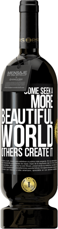 49,95 € 送料無料 | 赤ワイン プレミアム版 MBS® 予約する より美しい世界を求める人もいれば、それを作り出す人もいます ブラックラベル. カスタマイズ可能なラベル 予約する 12 月 収穫 2014 Tempranillo