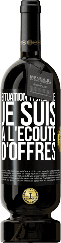 49,95 € Envoi gratuit | Vin rouge Édition Premium MBS® Réserve Situation familiale: je suis à l'écoute d'offres Étiquette Noire. Étiquette personnalisable Réserve 12 Mois Récolte 2014 Tempranillo