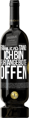 49,95 € Kostenloser Versand | Rotwein Premium Ausgabe MBS® Reserve Familienstand: Ich bin für Angebote offen Schwarzes Etikett. Anpassbares Etikett Reserve 12 Monate Ernte 2016 Tempranillo