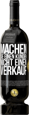 49,95 € Kostenloser Versand | Rotwein Premium Ausgabe MBS® Reserve Machen Sie einen Kunden, nicht einen Verkauf Schwarzes Etikett. Anpassbares Etikett Reserve 12 Monate Ernte 2014 Tempranillo