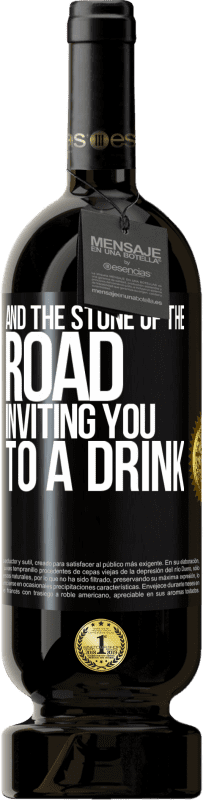 49,95 € 免费送货 | 红酒 高级版 MBS® 预订 和路的石头邀请你去喝一杯 黑标. 可自定义的标签 预订 12 个月 收成 2016 Tempranillo