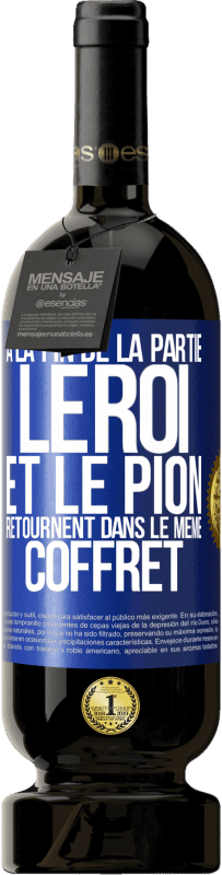 49,95 € Envoi gratuit | Vin rouge Édition Premium MBS® Réserve A la fin de la partie le roi et le pion retournent dans le même coffret Étiquette Bleue. Étiquette personnalisable Réserve 12 Mois Récolte 2015 Tempranillo