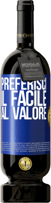 49,95 € Spedizione Gratuita | Vino rosso Edizione Premium MBS® Riserva Preferisci il facile al valore Etichetta Blu. Etichetta personalizzabile Riserva 12 Mesi Raccogliere 2016 Tempranillo