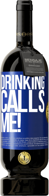 49,95 € Free Shipping | Red Wine Premium Edition MBS® Reserve drinking calls me! Blue Label. Customizable label Reserve 12 Months Harvest 2014 Tempranillo