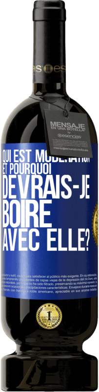 49,95 € Envoi gratuit | Vin rouge Édition Premium MBS® Réserve Qui est modération et pourquoi devrais-je boire avec elle? Étiquette Bleue. Étiquette personnalisable Réserve 12 Mois Récolte 2015 Tempranillo