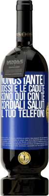 49,95 € Spedizione Gratuita | Vino rosso Edizione Premium MBS® Riserva Nonostante i dossi e le cadute, sono qui con te. Cordiali saluti, il tuo telefono Etichetta Blu. Etichetta personalizzabile Riserva 12 Mesi Raccogliere 2014 Tempranillo