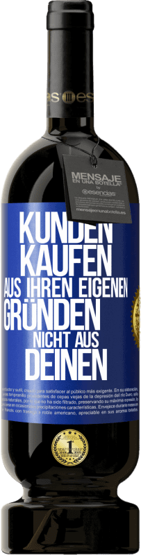 49,95 € Kostenloser Versand | Rotwein Premium Ausgabe MBS® Reserve Kunden kaufen aus ihren eigenen Gründen, nicht aus Deinen Blaue Markierung. Anpassbares Etikett Reserve 12 Monate Ernte 2015 Tempranillo