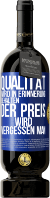 49,95 € Kostenloser Versand | Rotwein Premium Ausgabe MBS® Reserve Qualität wird in Erinnerung behalten, der Preis wird vergessen man Blaue Markierung. Anpassbares Etikett Reserve 12 Monate Ernte 2016 Tempranillo
