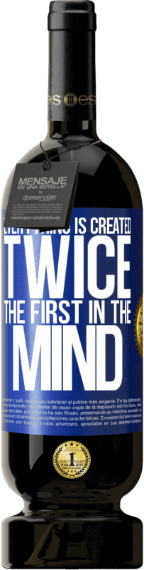 49,95 € 送料無料 | 赤ワイン プレミアム版 MBS® 予約する すべてが2回作成されます。最初の心 青いタグ. カスタマイズ可能なラベル 予約する 12 月 収穫 2016 Tempranillo