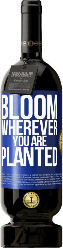 49,95 € 送料無料 | 赤ワイン プレミアム版 MBS® 予約する どこに植えても咲く 青いタグ. カスタマイズ可能なラベル 予約する 12 月 収穫 2016 Tempranillo