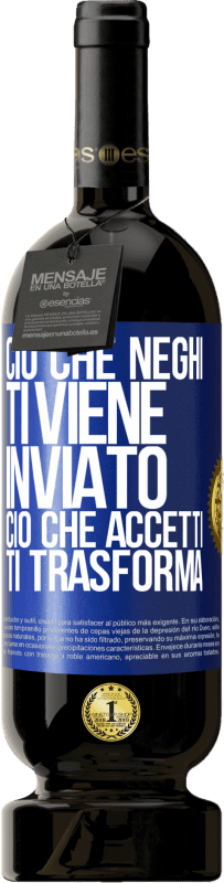 49,95 € Spedizione Gratuita | Vino rosso Edizione Premium MBS® Riserva Ciò che neghi ti viene inviato. Ciò che accetti ti trasforma Etichetta Blu. Etichetta personalizzabile Riserva 12 Mesi Raccogliere 2016 Tempranillo