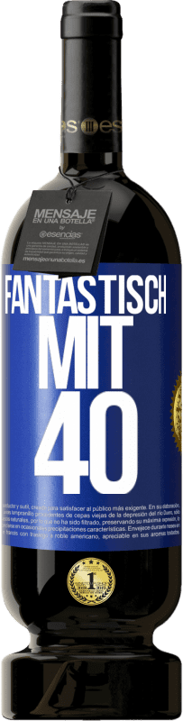 49,95 € Kostenloser Versand | Rotwein Premium Ausgabe MBS® Reserve Fantastisch mit 40 Blaue Markierung. Anpassbares Etikett Reserve 12 Monate Ernte 2015 Tempranillo