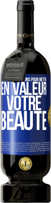 49,95 € Envoi gratuit | Vin rouge Édition Premium MBS® Réserve Ici, nous travaillons pour mettre en valeur votre beauté Étiquette Bleue. Étiquette personnalisable Réserve 12 Mois Récolte 2016 Tempranillo