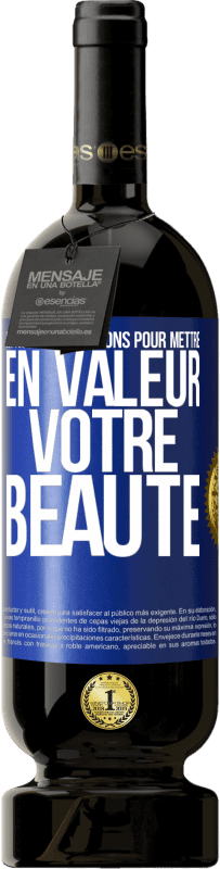 49,95 € Envoi gratuit | Vin rouge Édition Premium MBS® Réserve Ici, nous travaillons pour mettre en valeur votre beauté Étiquette Bleue. Étiquette personnalisable Réserve 12 Mois Récolte 2015 Tempranillo