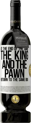 49,95 € Free Shipping | Red Wine Premium Edition MBS® Reserve At the end of the game, the king and the pawn return to the same box White Label. Customizable label Reserve 12 Months Harvest 2015 Tempranillo