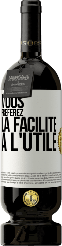 49,95 € Envoi gratuit | Vin rouge Édition Premium MBS® Réserve Vous préférez la facilité à l'utile Étiquette Blanche. Étiquette personnalisable Réserve 12 Mois Récolte 2016 Tempranillo
