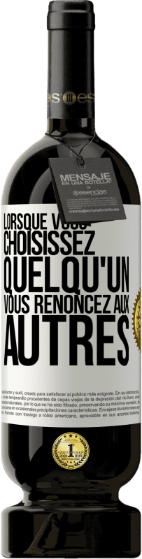 49,95 € Envoi gratuit | Vin rouge Édition Premium MBS® Réserve Lorsque vous choisissez quelqu'un vous renoncez aux autres Étiquette Blanche. Étiquette personnalisable Réserve 12 Mois Récolte 2016 Tempranillo