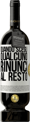 49,95 € Spedizione Gratuita | Vino rosso Edizione Premium MBS® Riserva Quando scegli qualcuno, rinunci al resto Etichetta Bianca. Etichetta personalizzabile Riserva 12 Mesi Raccogliere 2014 Tempranillo