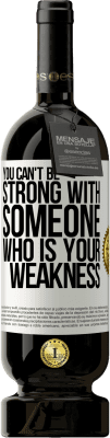 49,95 € 免费送货 | 红酒 高级版 MBS® 预订 你不能与弱者相处 白标. 可自定义的标签 预订 12 个月 收成 2016 Tempranillo