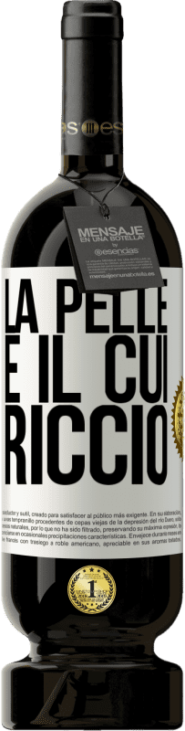 49,95 € Spedizione Gratuita | Vino rosso Edizione Premium MBS® Riserva La pelle è il cui riccio Etichetta Bianca. Etichetta personalizzabile Riserva 12 Mesi Raccogliere 2015 Tempranillo