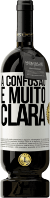 49,95 € Envio grátis | Vinho tinto Edição Premium MBS® Reserva A confusão é muito clara Etiqueta Branca. Etiqueta personalizável Reserva 12 Meses Colheita 2015 Tempranillo