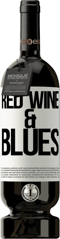 49,95 € Envoi gratuit | Vin rouge Édition Premium MBS® Réserve Red wine & Blues Étiquette Blanche. Étiquette personnalisable Réserve 12 Mois Récolte 2014 Tempranillo