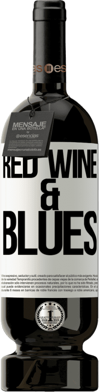 49,95 € Envoi gratuit | Vin rouge Édition Premium MBS® Réserve Red wine & Blues Étiquette Blanche. Étiquette personnalisable Réserve 12 Mois Récolte 2016 Tempranillo