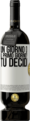 49,95 € Spedizione Gratuita | Vino rosso Edizione Premium MBS® Riserva un giorno o il primo giorno? Tu decidi Etichetta Bianca. Etichetta personalizzabile Riserva 12 Mesi Raccogliere 2014 Tempranillo