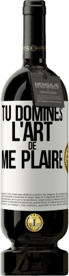 49,95 € Envoi gratuit | Vin rouge Édition Premium MBS® Réserve Tu domines l'art de me plaire Étiquette Blanche. Étiquette personnalisable Réserve 12 Mois Récolte 2015 Tempranillo