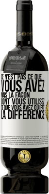 49,95 € Envoi gratuit | Vin rouge Édition Premium MBS® Réserve Ce n'est pas ce que vous avez, mais la façon dont vous utilisez ce que vous avez qui fait la différence Étiquette Blanche. Étiquette personnalisable Réserve 12 Mois Récolte 2015 Tempranillo