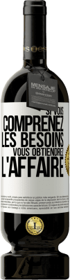 49,95 € Envoi gratuit | Vin rouge Édition Premium MBS® Réserve Si vous comprenez les besoins vous obtiendrez l'affaire Étiquette Blanche. Étiquette personnalisable Réserve 12 Mois Récolte 2015 Tempranillo