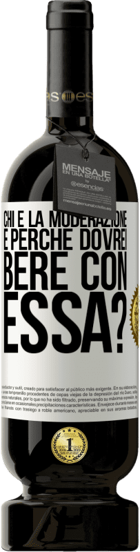 49,95 € Spedizione Gratuita | Vino rosso Edizione Premium MBS® Riserva chi è la moderazione e perché dovrei bere con essa? Etichetta Bianca. Etichetta personalizzabile Riserva 12 Mesi Raccogliere 2015 Tempranillo