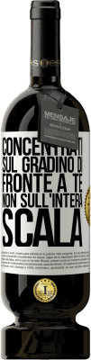 49,95 € Spedizione Gratuita | Vino rosso Edizione Premium MBS® Riserva Concentrati sul gradino di fronte a te, non sull'intera scala Etichetta Bianca. Etichetta personalizzabile Riserva 12 Mesi Raccogliere 2015 Tempranillo