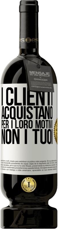 49,95 € Spedizione Gratuita | Vino rosso Edizione Premium MBS® Riserva I clienti acquistano per i loro motivi, non i tuoi Etichetta Bianca. Etichetta personalizzabile Riserva 12 Mesi Raccogliere 2015 Tempranillo