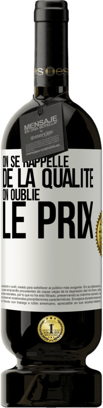 49,95 € Envoi gratuit | Vin rouge Édition Premium MBS® Réserve On se rappelle de la qualité, on oublie le prix Étiquette Blanche. Étiquette personnalisable Réserve 12 Mois Récolte 2015 Tempranillo