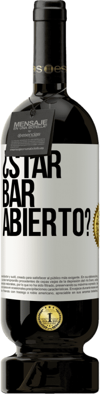 49,95 € 免费送货 | 红酒 高级版 MBS® 预订 ¿STAR BAR abierto? 白标. 可自定义的标签 预订 12 个月 收成 2014 Tempranillo