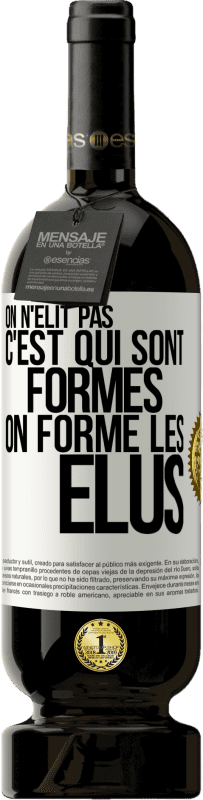 49,95 € Envoi gratuit | Vin rouge Édition Premium MBS® Réserve On n'élit pas c'est qui sont formés, on forme les élus Étiquette Blanche. Étiquette personnalisable Réserve 12 Mois Récolte 2015 Tempranillo