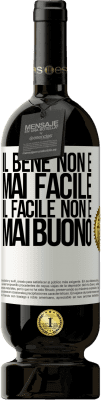 49,95 € Spedizione Gratuita | Vino rosso Edizione Premium MBS® Riserva Il bene non è mai facile. Il facile non è mai buono Etichetta Bianca. Etichetta personalizzabile Riserva 12 Mesi Raccogliere 2014 Tempranillo