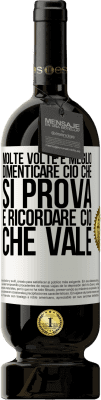 49,95 € Spedizione Gratuita | Vino rosso Edizione Premium MBS® Riserva Molte volte è meglio dimenticare ciò che si prova e ricordare ciò che vale Etichetta Bianca. Etichetta personalizzabile Riserva 12 Mesi Raccogliere 2015 Tempranillo