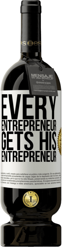 49,95 € 免费送货 | 红酒 高级版 MBS® 预订 每个企业家都会得到他的企业家 白标. 可自定义的标签 预订 12 个月 收成 2016 Tempranillo