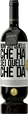 49,95 € Spedizione Gratuita | Vino rosso Edizione Premium MBS® Riserva Non sei quello che hai. Sei quello che dai Etichetta Bianca. Etichetta personalizzabile Riserva 12 Mesi Raccogliere 2015 Tempranillo